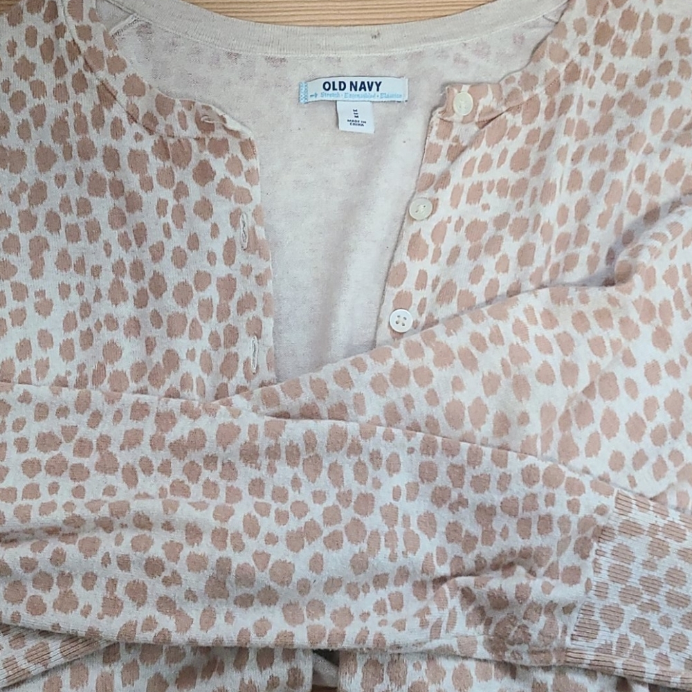 Old Navy Cheetah Cardigan